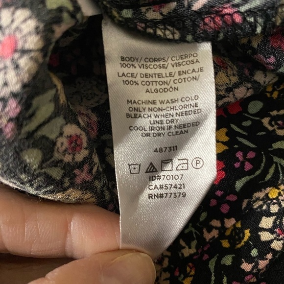 NWOT LOFT Multicolor Floral Garden Wrap Romper - Picture 4 of 9